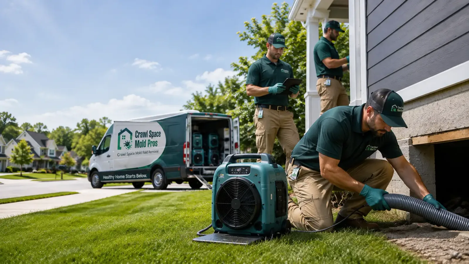 Crawl Space Mold Removal in Wolf Lake, IL